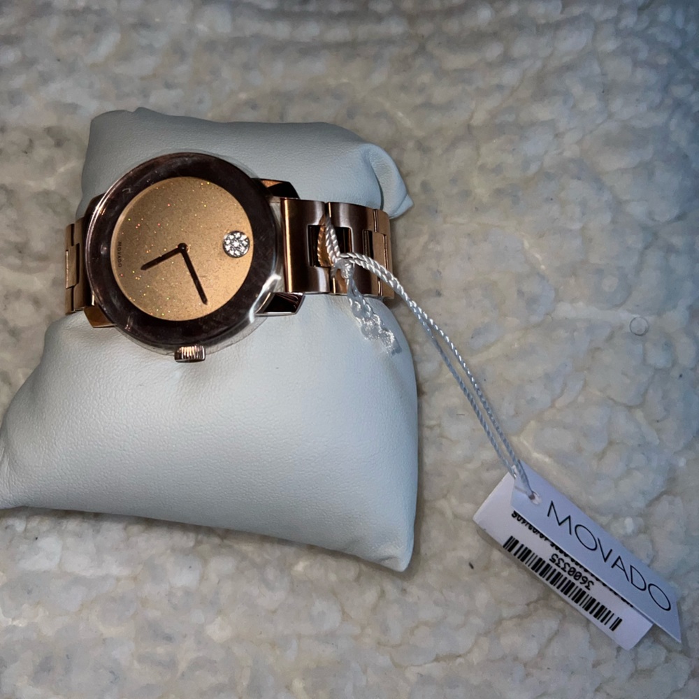 Rose Gold Movado Bold Watch - Picture 5 of 9